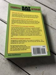 The Unofficial SAT Word Dictionary The Book the College Board Didn’t… Butchers