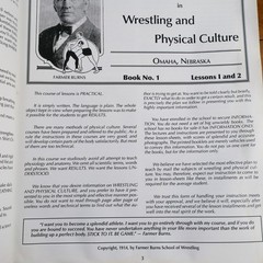 Lessons in Wrestling and Physical Culture Farmer Burns Matt Furey 1999