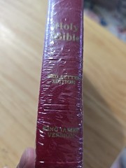 Holy Bible King James Version Sealed New Red Letter Edition Red Book