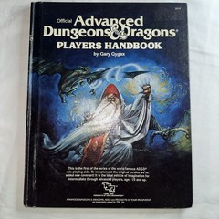 Advanced Dungeons & Dragons Players Handbook Gary Gyrax 1980 TSR Hardcover