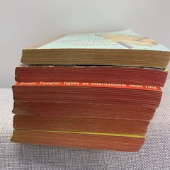 The Saint 6 book lot by Leslie Chartering Vintage 1930s 40s 60s Paperbacks
