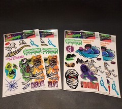 Goosebumps Window Clings – New 1996 Rare Vintage 4 Sheets, 2 Styles Collectable
