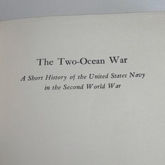 The Two-Ocean War Samuel Eliot Morison Hardcover 1963 Seventh Printing WWII