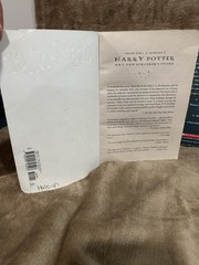 Harry Potter 5 Book Set 1-4, 6-7 Slightly Creased Slightly Withered
