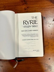 RARE: Charles Ryrie Study Bible NKJV, Premium American Bison Leather Binding