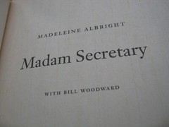 Used book 2003 Madam Secretary Madeline Albright 720 pages