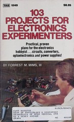 103 Projects for Electronics Experimenters Mims 1981 1st Ed TAB BOOKS DIY