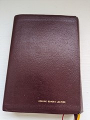NKJV Compact Reference Bible Snap Flap Close Burgundy Leather 1985 Nelson 244SBG