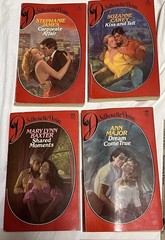 Lot Of 15 Silhouette Vintage Romance Books Desire 1980s
