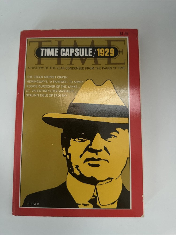Time Magazine Time Capsule 1929 Year In Review Published 1967 Trade Paperback