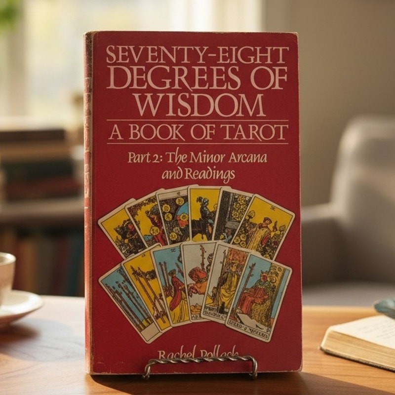 1985 Seventy-Eight Degrees of Wisdom Part 2 Minor Arcana Tarot Book VTG Occult