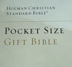 Holman HCSB Pocket Size Holy Bible Gift Edition Red Letter Compact SEALED NEW