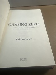 Chasing Zero by Kat Janowicz (2023, Hardcover)