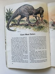 Vintage Golden Press Golden Exploring Earth Book Dinosaurs PB 1973 Illus