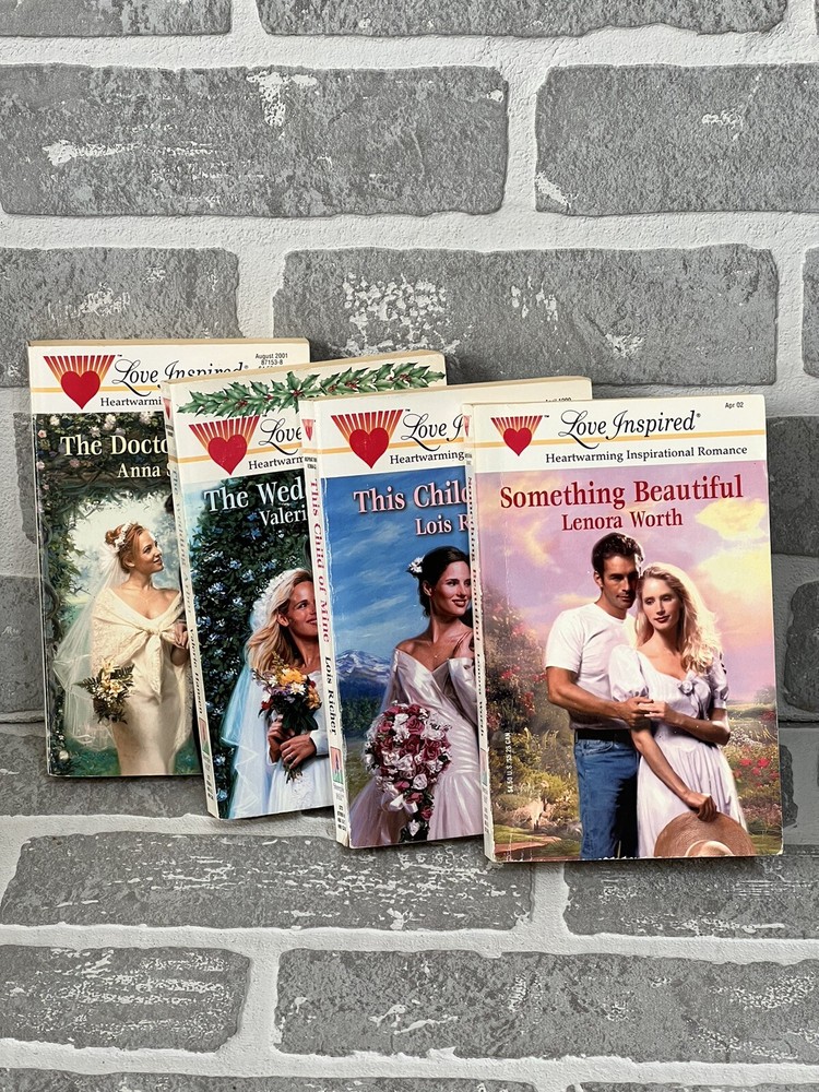 Steeple Hill Love Inspired Romance Lot 4 Paperback Books