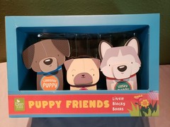 Bendon Board Books Puppy Friends Little Blocky Books Husky Pug Lab Kathy Ireland
