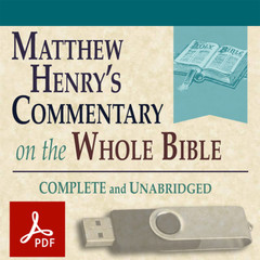 Matthew Henry Complete Commentary Whole Bible-ALL 6 VOLUMES +Concise Version-USB