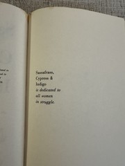 1982 First Edition Sassafras Cypress & Indigo Ntozake Shange HC DJ Charleston