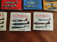 Mixed Lot 9x William Green – Fighters Flying Boats Bombers WWII (missing Vol 6)