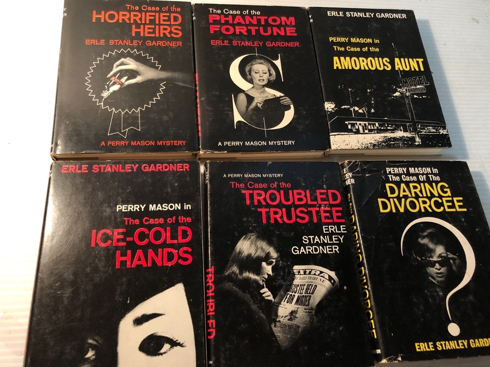 Erle Stanley Gardner PERRY MASON Series Lot of 6 Walter Black Editions 1962-1965