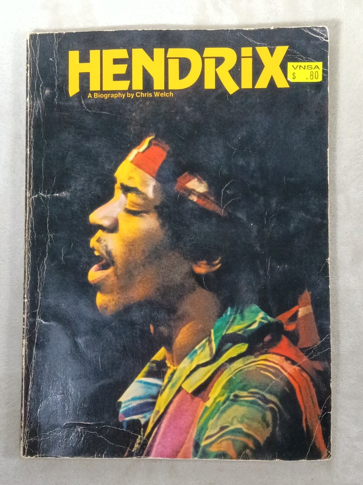 Hendrix Paperback Book by Chris Welch 1973