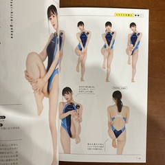 Beautiful Echi Echi Pose Book Manga Pose Cosplay Pose Art Book Illustration