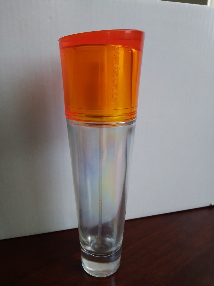 Vintage Velocity Eau De Parfum by Mary Kay Empty 1.7oz 50ml Bottle 6″ Tall