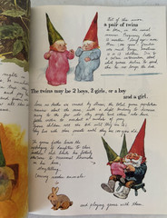 Gnomes Huygen Poortvliet 1979 1st PB printing art fairy fantasy VTG forest draw