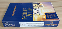 The Promise Holy Bible Study Edition 3595BG CEV Burgandy Bonded Leather New