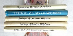 Rare 5 vol Set „Springs of Wisdom” Vintage Series (1960s) Mini Book Near Fine