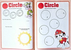 Paw Patrol Pre-K Workbook set of 3 – Alphabet, Colors & Shapes, Healthy Heroes