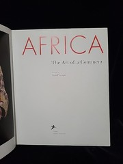 Africa: The Art of a Continent. Edited By Tom Phillips. 1996 HCDJ Illustrated