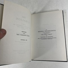 The Kybalion Hermetic Philosophy 1940 Three Initiates Yogi Publication Society