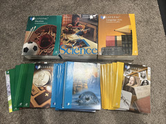 Homeschool Curriculum Lot Language Arts Science Accounting Books Bundle
