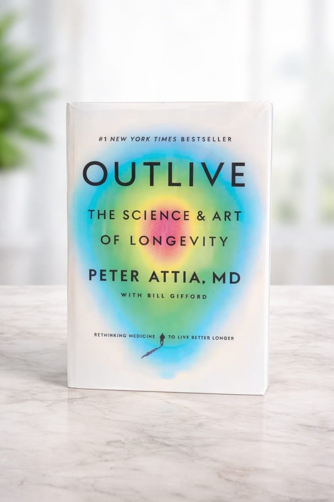 Outlive: The Science & Art of Longevity by Peter Attia MD Hardcover New
