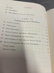 Social Psychology by S. Stansfeld Sargent 1950 HC/DJ VG