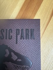 Jurassic Park By Michael Crichton Deluxe Faux Leather Dinosaur Skin Edition New
