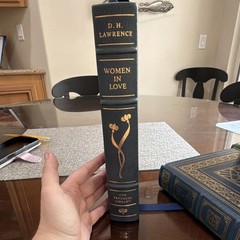 D.H. Lawrence Women in Love Franklin Library Hardcover w/ Ribbon Bookmark