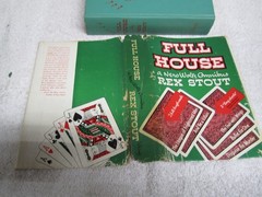 4 Rex Stout Royal Flush BCE Nero Wolfe Omnibus Vtg HCDJ Viking 1965 DJ 3 Aces +