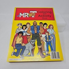 Vintage 1984 Mr. T Coloring and Activity Book 383 Pages A-Team – New Old-Stock!