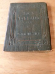1921 Small Book Bab Ballads W.S. Gilbert Classic Literature NY Little Leather