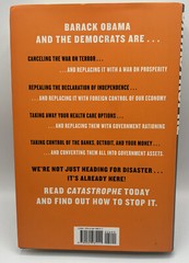Catastrophe Hardcover Book by Dick Morris, Signed First Edition 2009
