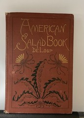 RARE Antique DeLoup American Salad Book 4th Edition Revised, pub. Doubleday 1919