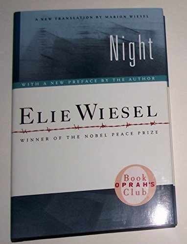 Night (Doubleday Large Print Home – Hardcover, by Elie Wiesel – Very Good b