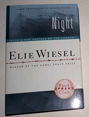 Night (Doubleday Large Print Home – Hardcover, by Elie Wiesel – Very Good b