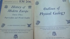 1940s Antique US Armed Forces Dept Education Manual WW2 ERA Book