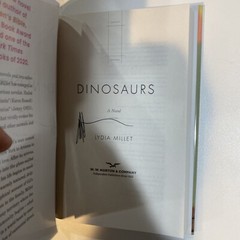 Dinosaurs: A Novel by Lydia Millet (2022 HC) SIGNED FIRST EDITION 1st Print