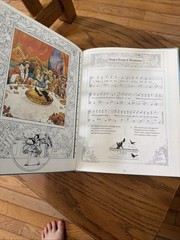 A Treasury of English Nursery Rhymes with Music Hardcover Book