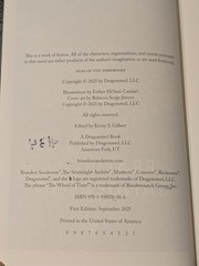 Isles of the Emberdark Signed And Numbered #34 by Brandon Sanderson