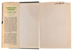 Modern Optical Engineering 1966 Warren J. Smith HC DJ Okay Cond. AS SHOWN